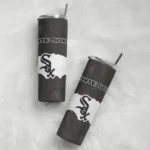 personalized chicago white sox torn band black white skinny tumbler best selling 2.webp