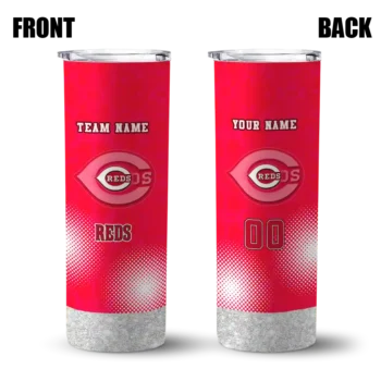 personalized cincinnati reds starburst tiles red skinny tumbler fashion forward.webp