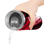 personalized cincinnati reds web stripes red white skinny tumbler best selling.webp