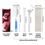 personalized cincinnati reds web stripes red white skinny tumbler best selling.webp