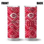 personalized cincinnati reds zipper leopard red skinny tumbler best selling 1.webp