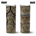 personalized cleveland guardians antler flow camo skinny tumbler best selling.webp