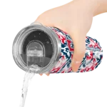 personalized cleveland guardians claw marks navy blue white skinny tumbler best selling.webp