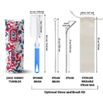 personalized cleveland guardians claw marks navy blue white skinny tumbler best selling.webp