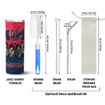 personalized cleveland guardians kiss band red skinny tumbler best selling 2.webp