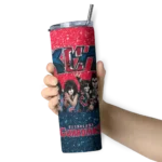 personalized cleveland guardians kiss band red skinny tumbler best selling 2.webp