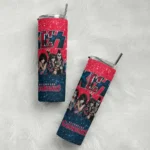 personalized cleveland guardians kiss band red skinny tumbler best selling 2.webp