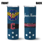 personalized cleveland guardians star cluster navy blue skinny tumbler best selling 1.webp