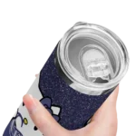 personalized colorado rockies hello kitty blue black skinny tumbler best selling.webp