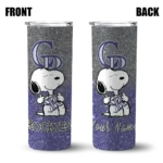 personalized colorado rockies snoopy attitude blue skinny tumbler best selling.webp
