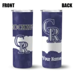 personalized colorado rockies torn band blue white skinny tumbler best selling.webp