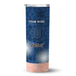 personalized detroit tigers starburst tiles navy skinny tumbler best selling.webp