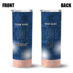 personalized detroit tigers starburst tiles navy skinny tumbler best selling.webp