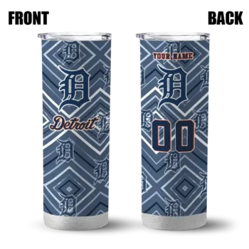 personalized detroit tigers zipper leopard navy skinny tumbler fashion forward.webp