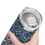 personalized detroit tigers zipper leopard navy skinny tumbler best selling.webp