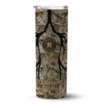 personalized houston astros antler flow camo skinny tumbler best selling.webp
