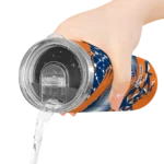 personalized houston astros helmet clash blue skinny tumbler best selling.webp