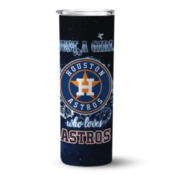 personalized houston astros rose romance blue black skinny tumbler best selling.webp