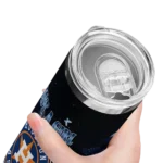 personalized houston astros rose romance blue black skinny tumbler best selling.webp