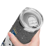 personalized kansas city royals snoopy attitude royal blue skinny tumbler best selling.webp