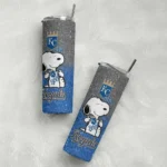 personalized kansas city royals snoopy attitude royal blue skinny tumbler best selling.webp