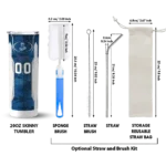 personalized kansas city royals stacked diamond royal blue skinny tumbler best selling.webp