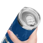 personalized kansas city royals torn band royal blue white skinny tumbler best selling.webp