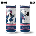 personalized los angeles angels snoopy dog blue white skinny tumbler best selling.webp
