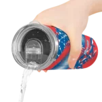 personalized los angeles dodgers helmet clash blue skinny tumbler best selling.webp