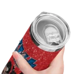 personalized los angeles dodgers kiss band red skinny tumbler best selling 5.webp