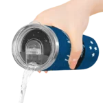 personalized los angeles dodgers star cluster blue skinny tumbler best selling.webp