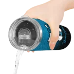 personalized miami marlins hello kitty blue black skinny tumbler best selling.webp