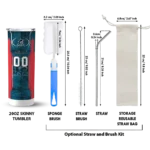 personalized miami marlins stacked diamond blue skinny tumbler best selling.webp