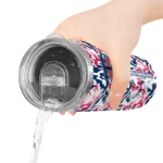 personalized minnesota twins claw marks navy white skinny tumbler best selling.webp