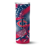 personalized minnesota twins helmet clash navy skinny tumbler best selling.webp
