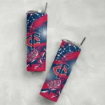 personalized minnesota twins helmet clash navy skinny tumbler best selling.webp