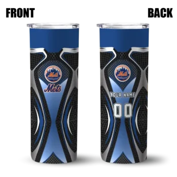 personalized new york mets superman emblem blue black skinny tumbler fashion forward.webp
