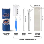 personalized new york mets torn band blue white skinny tumbler best selling.webp