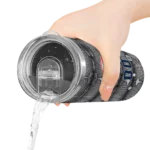 personalized new york yankees chevron v navy gray skinny tumbler best selling.webp