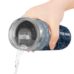 personalized new york yankees spiral burst print navy skinny tumbler best selling.webp