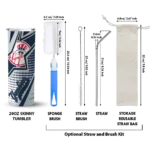 personalized new york yankees web stripes navy white skinny tumbler best selling.webp