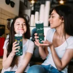 personalized oakland athletics star cluster green skinny tumbler best selling.webp