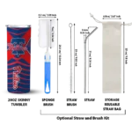 personalized philadelphia phillies camo texture blue skinny tumbler best selling.webp