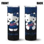 personalized philadelphia phillies hello kitty blue black skinny tumbler best selling.webp