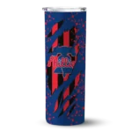 personalized philadelphia phillies star pop blue black skinny tumbler best selling.webp