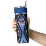 personalized philadelphia phillies superman emblem blue black skinny tumbler best selling.webp
