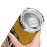 personalized pittsburgh pirates sparkle lips black skinny tumbler best selling.webp