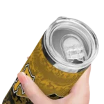 personalized pittsburgh pirates spiral burst print black skinny tumbler best selling.webp