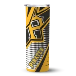 personalized pittsburgh pirates web stripes black white skinny tumbler best selling.webp