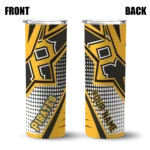 personalized pittsburgh pirates web stripes black white skinny tumbler best selling.webp